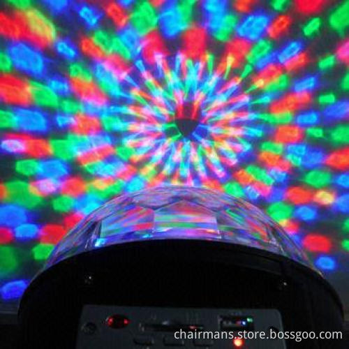 LED Crystal Magic Ball Light with USB Flash Disk and Remote Control, 50-60Hz Frequency